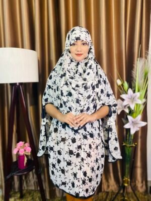 Ambus check Hijab AM-08